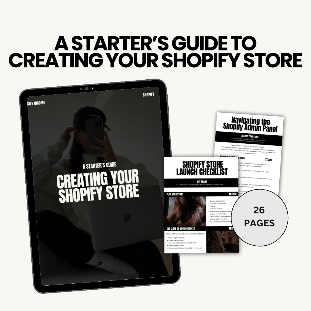 How to Start Your own Shopify Store - MRR