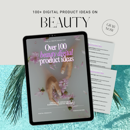 100+ Beauty Digital Product Ideas