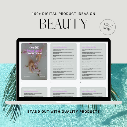 100+ Beauty Digital Product Ideas