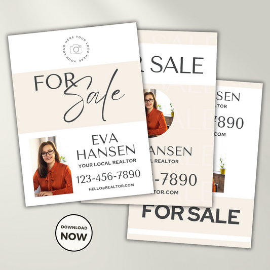 Real Estate | Yard Sign Template | Editable in Canva