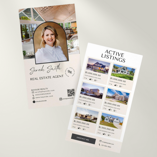Realtor Digital Business Cards | Real Estate Agents | Editable in Canva