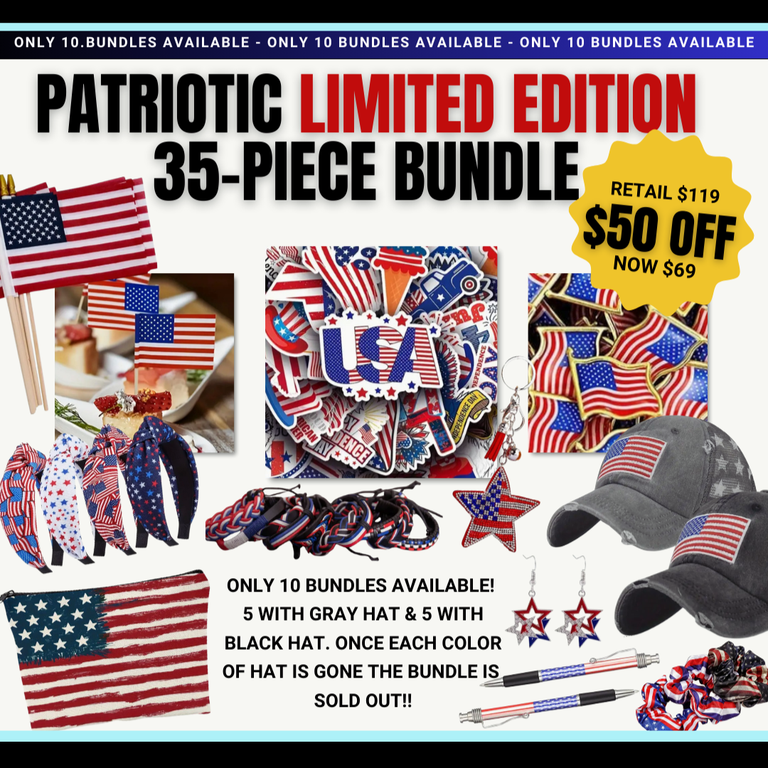 **LIMITED EDITION** 35pc USA Patriotic Bundle