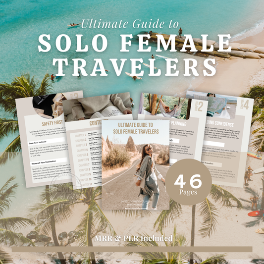 Ultimate Guide to Solo Female travelers | MRR