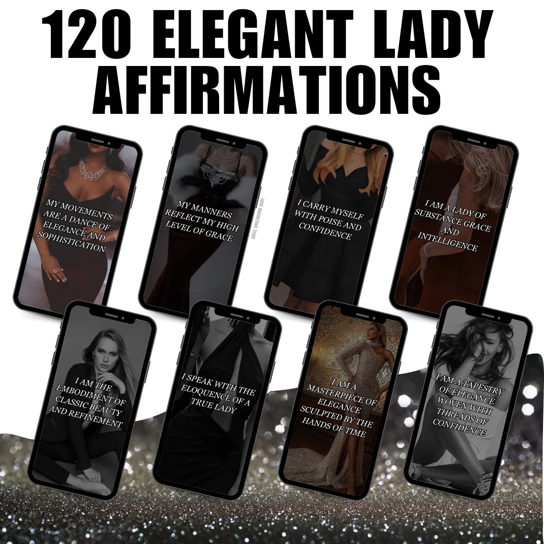 SOCIAL MEDIA | 360 Animated Affirmations Stories Bundle