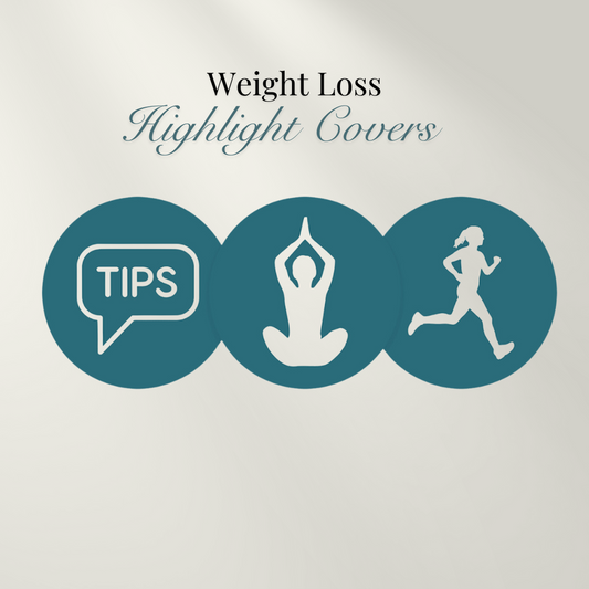 WeightLoss | Instagram Highlight Covers | Health, Wellness, Fitness