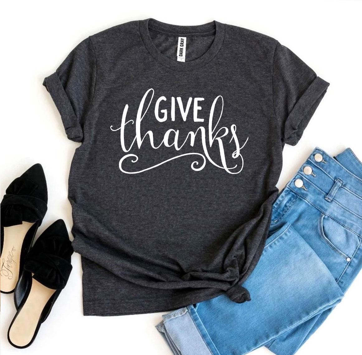 T-SHIRT | Give Thanks | Thanksgiving