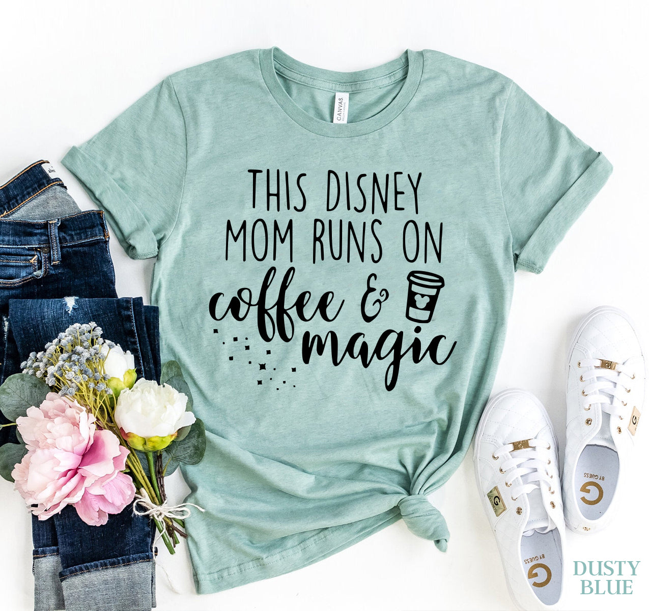 T-SHIRT | This Mom Runs On Coffee And Magic