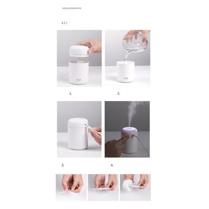 HOME | Portable Air Humidifier Aroma Essential Oil Diffuser for Car or Home