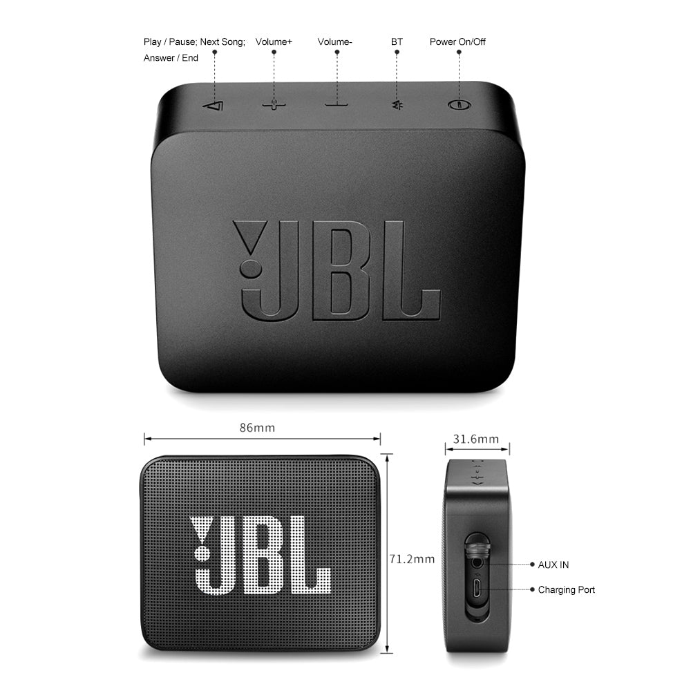 TECH | JBL GO2 IPX7 Waterproof Wireless Bluetooth Speaker