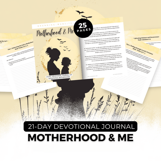 25 day devotional journal | Intentional Motherhood | Faith