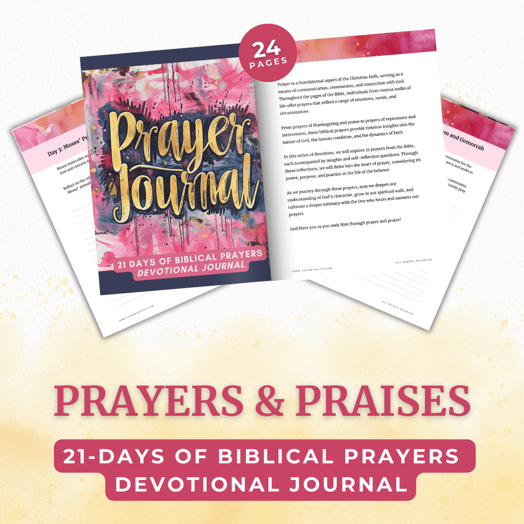 21 day prayers and praises devotional journal | Faith – Love Marketing ...