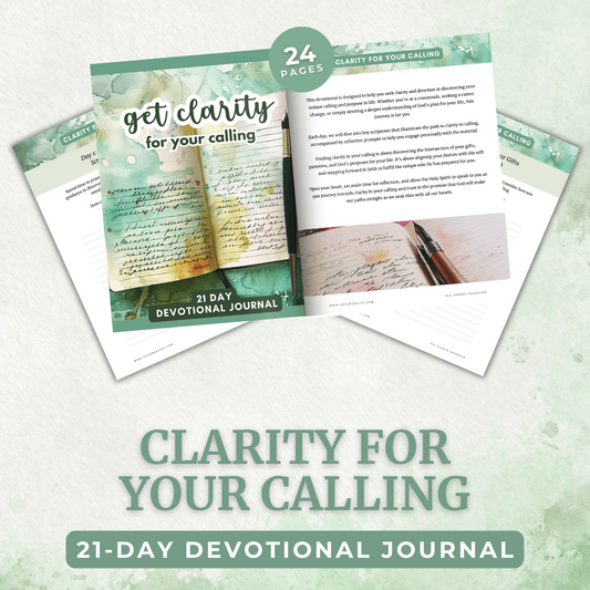 21 day Devotional journal | Clarity for your calling | Faith