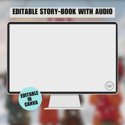 KIDS | "The Snow Heroes" | Editable Story-book with Audio | Canva Free