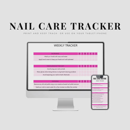 NAIL CARE TRACKER | Beauty | E-BOOK | PLR