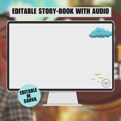 KIDS | "Adi's Call to Prayers" | Editable Story-book with Audio | Canva Free