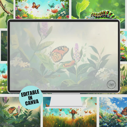 KIDS | "The Beautiful Butterfly" | Editable Story-book with Audio | Canva Free