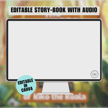 KIDS | "The Kindness Quest of Kiko the Koala" | Editable Story-book with Audio | Canva Free