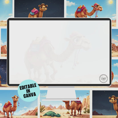 KIDS | "Mocha's Desert Adventure" | Editable Story-book with Audio | Canva Free