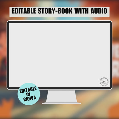 KIDS | "Leo the Brave Firefighter" | Editable Story-book with Audio | Canva Free