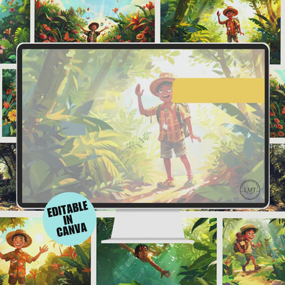 KIDS | "Exploring Nature in Indonesia" | Editable Story-book with Audio | Canva Free