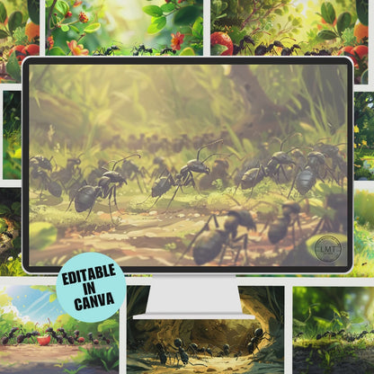 KIDS | "The Amazing Ants" | Editable Story-book with Audio | Canva Free