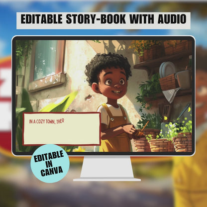 KIDS | "Zuly's Handy Creations" | Editable Story-book with Audio | Canva Free