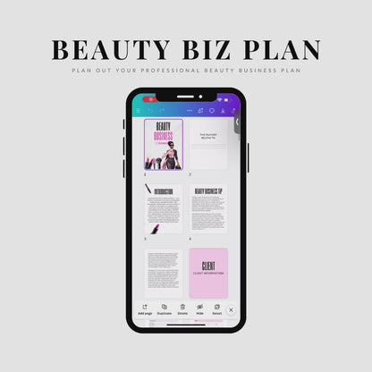 Beauty Business Planner | Beauty | E-BOOK | PLR